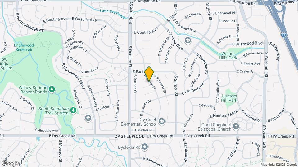 7553 E Easter Way Map and Location Details