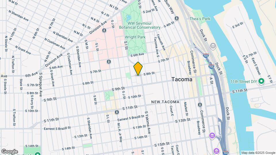 804 S 8th St Map and Location Details