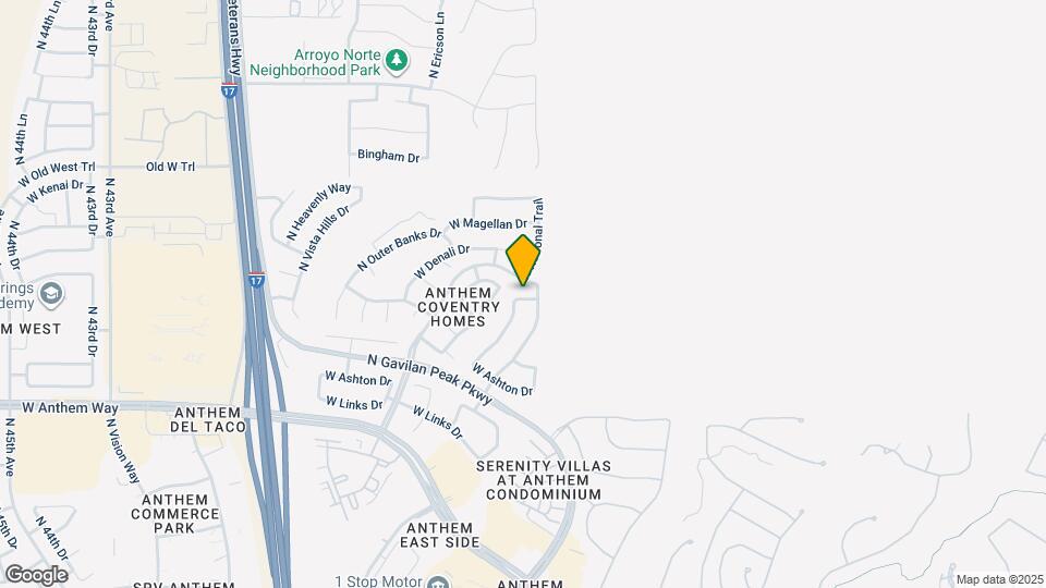 3534 W Rushmore Dr Map and Location Details