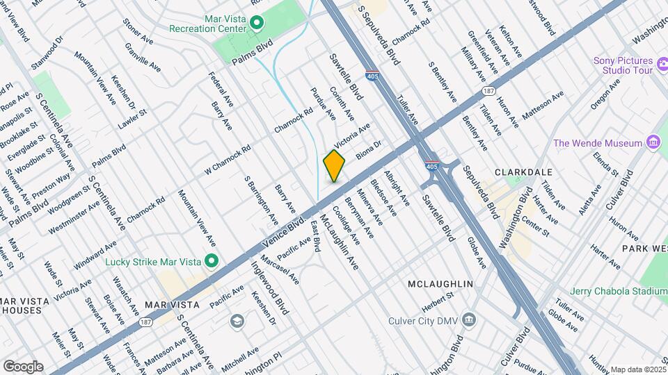 11501 Venice Blvd Map and Location Details