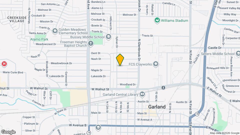 860 Mimosa Dr Map and Location Details