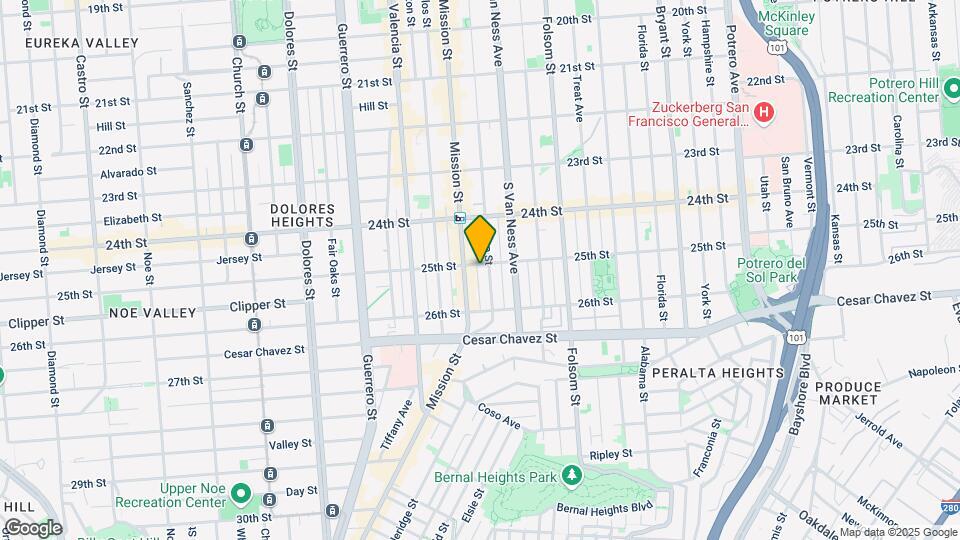3367 25th St Map and Location Details