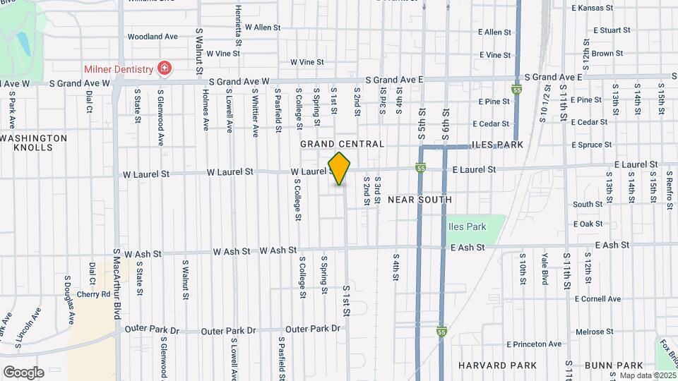 1729 S 1st St Map and Location Details