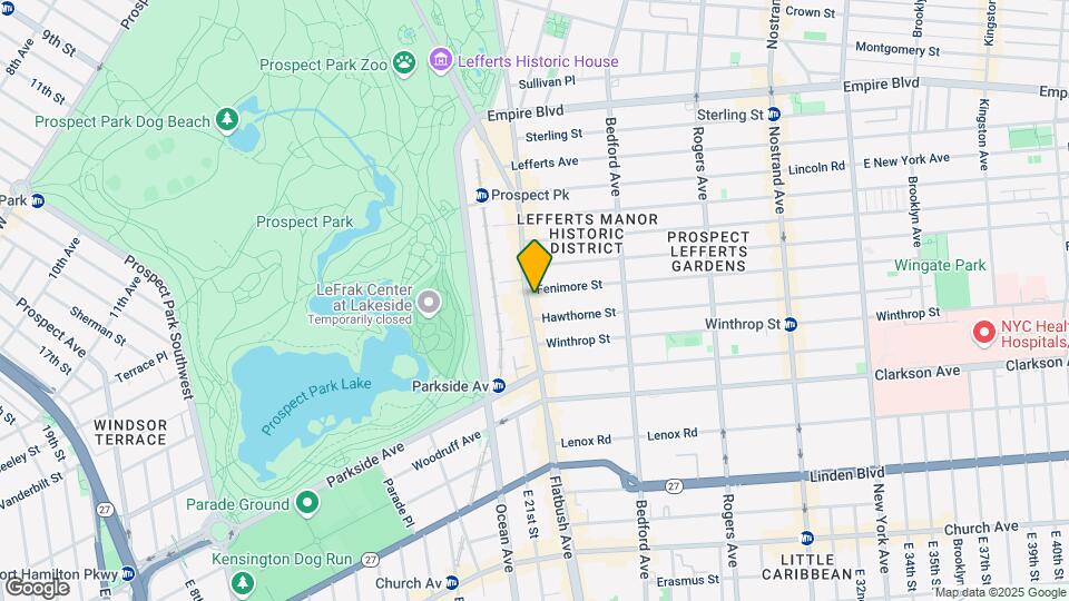 639 Flatbush Ave Map and Location Details
