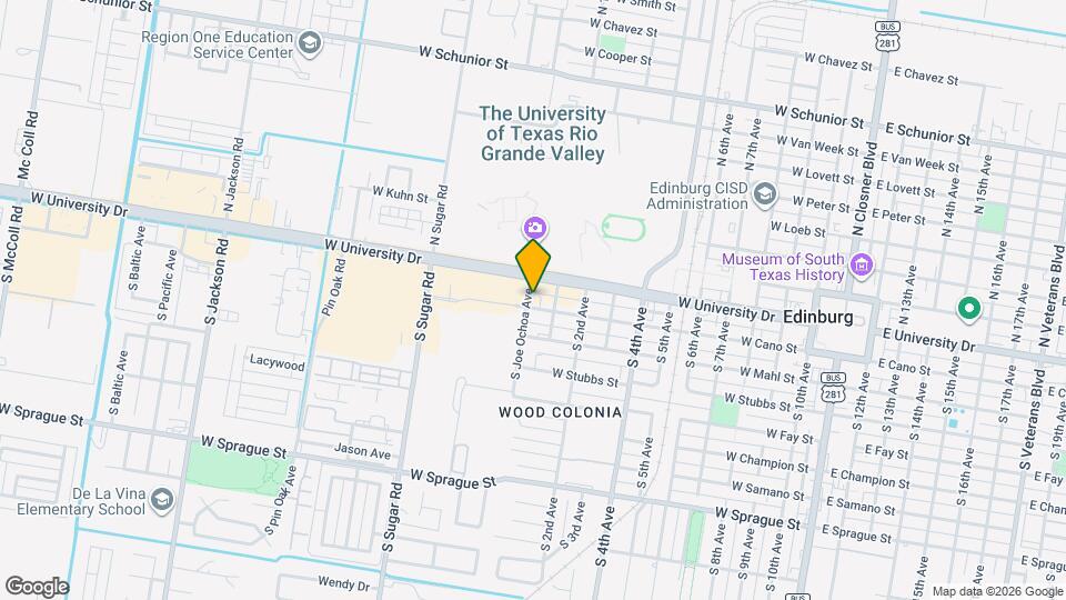 1121 W Cano St, Unit Apt#1 Mapa y Detalles de la Ubicación