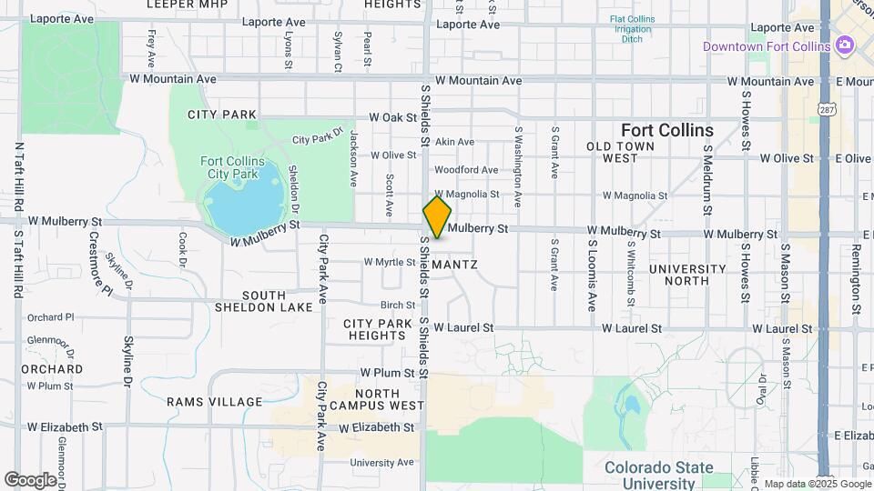 1020 Sunset Ave Map and Location Details