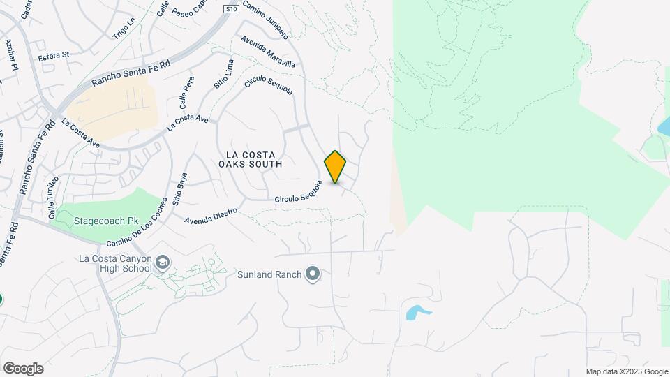 3615 Corte Claro Map and Location Details