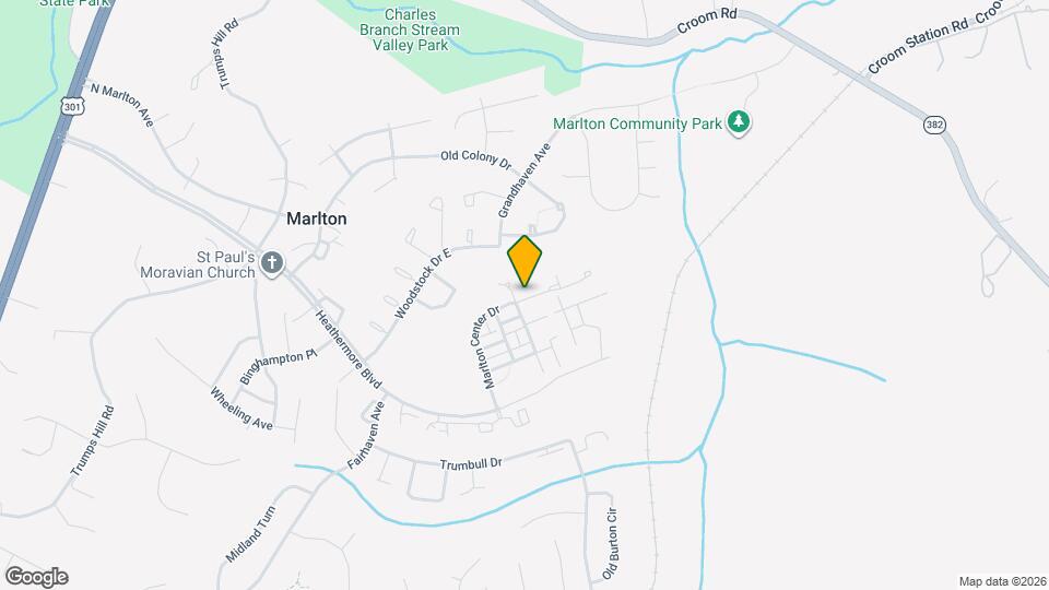 12912 Marlton Center Dr Map and Location Details