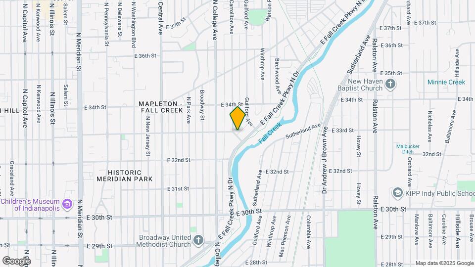 3259 Carrollton Ave Map and Location Details