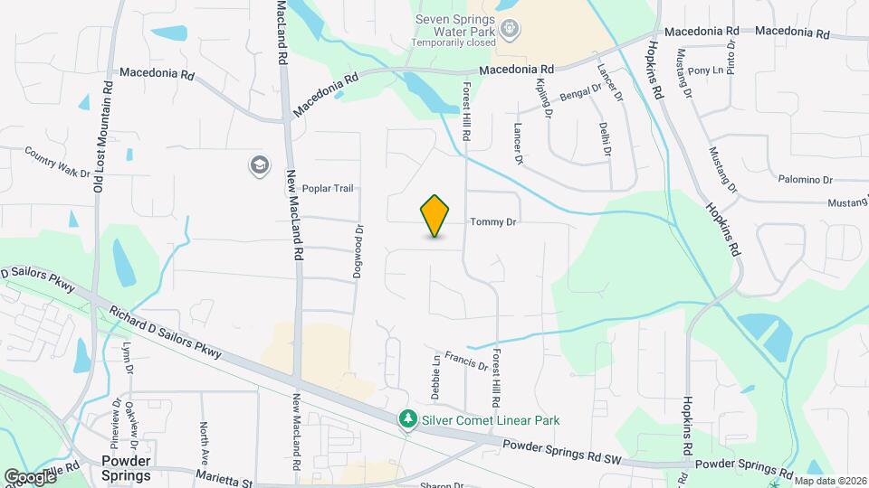 3954 Lindley Dr Map and Location Details