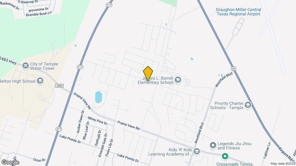 8515 Glade Dr Map and Location Details