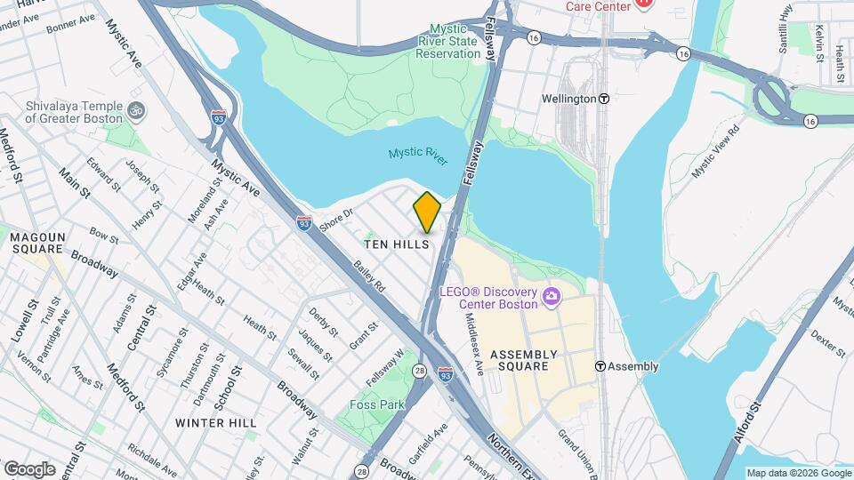 80 Ten Hills Rd Mapa y Detalles de la Ubicación