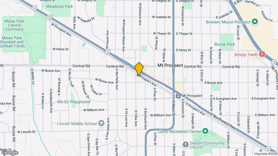 321 W Prospect Ave Mapa y Detalles de la Ubicación