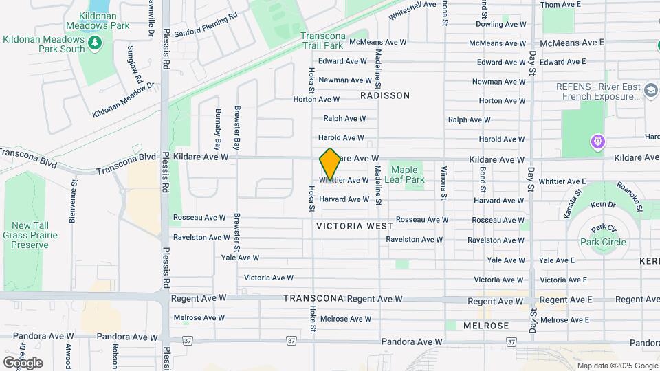 438 Whittier Ave W Map and Location Details