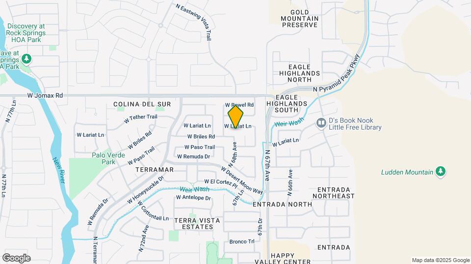 6802 W Briles Rd Map and Location Details