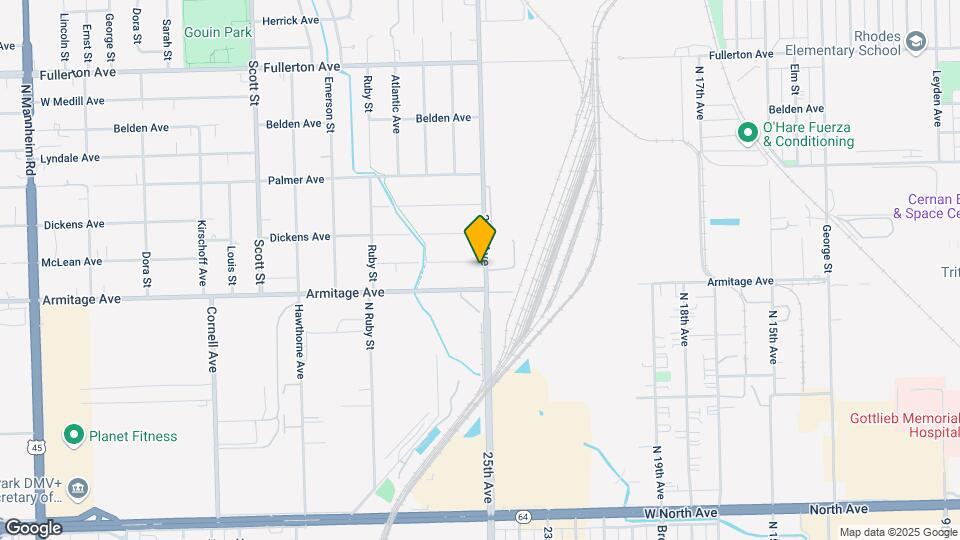 9601 W McLean Ave Map and Location Details