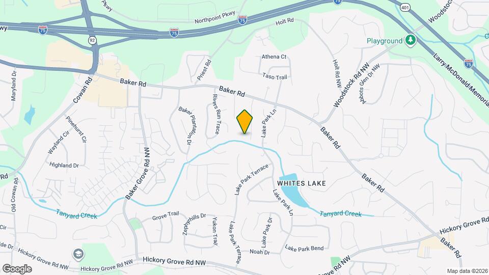 3003 Baker Woods Ct Map and Location Details
