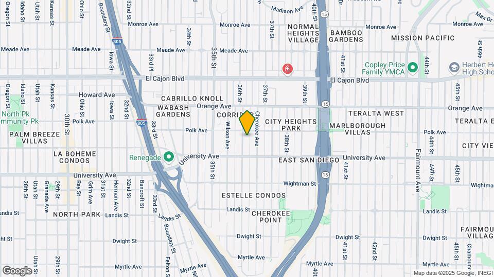 4065 36Th St Mapa y Detalles de la Ubicación