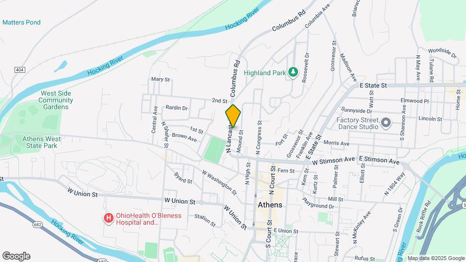 90 N Lancaster St Map and Location Details