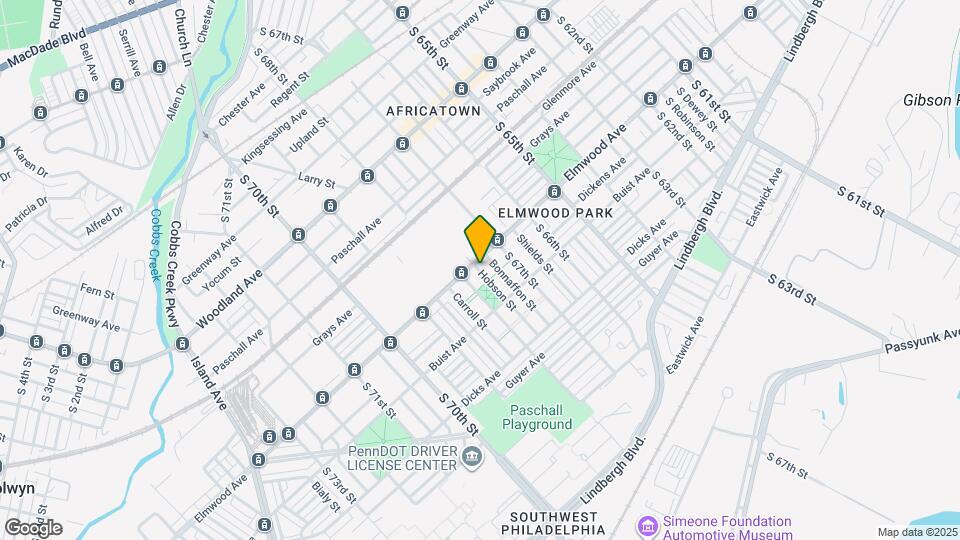 2503 Hobson St Map and Location Details