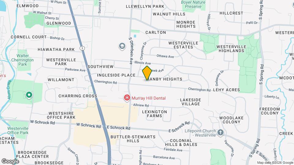 216 Cherrington Rd Map and Location Details