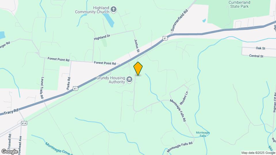 1616 Monteagle Falls Rd Mapa y Detalles de la Ubicación