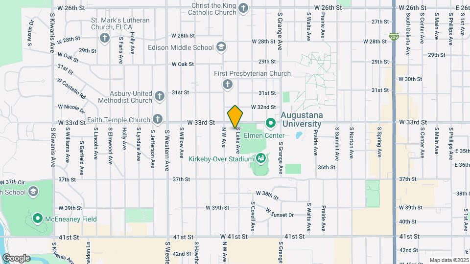 2517 S Lake Ave Mapa y Detalles de la Ubicación