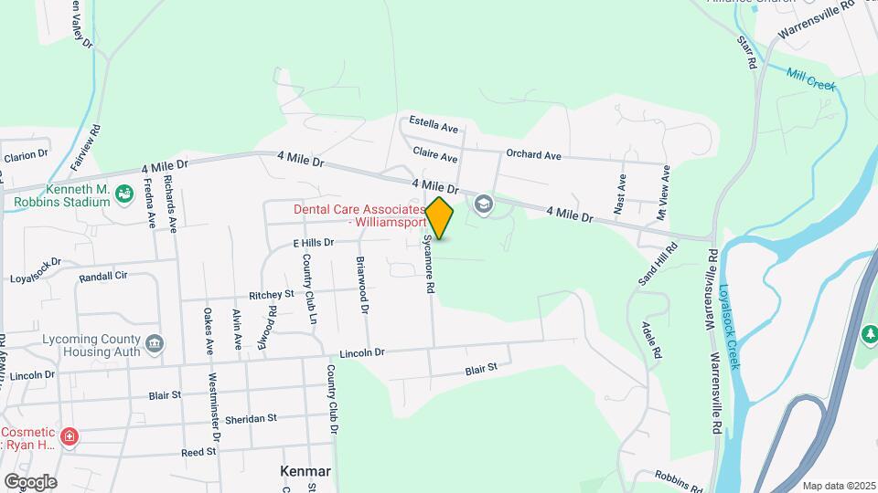 1620 Sycamore Rd Mapa y Detalles de la Ubicación