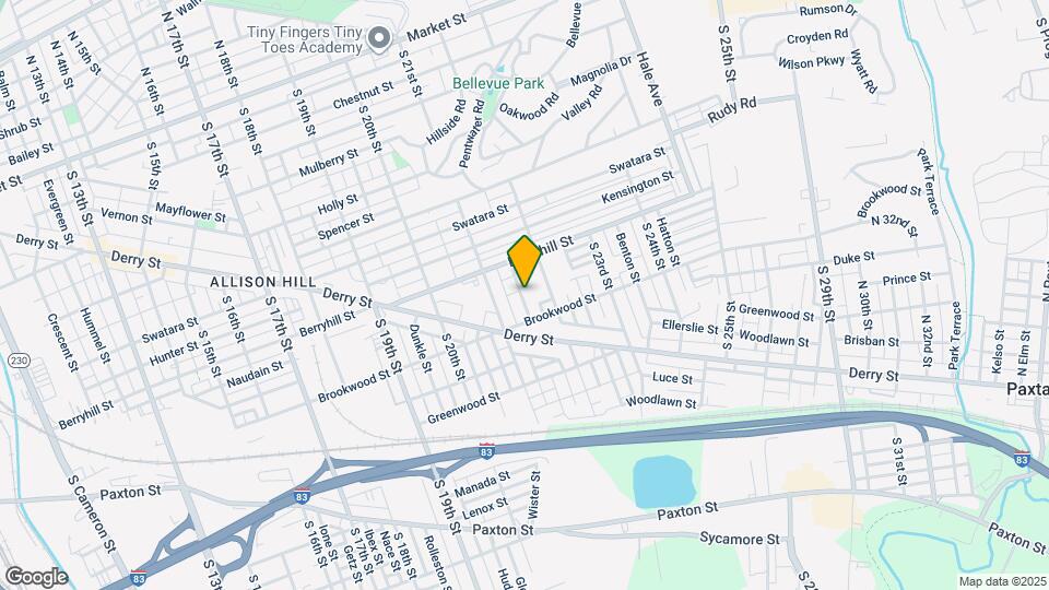 737 Girard St Map and Location Details