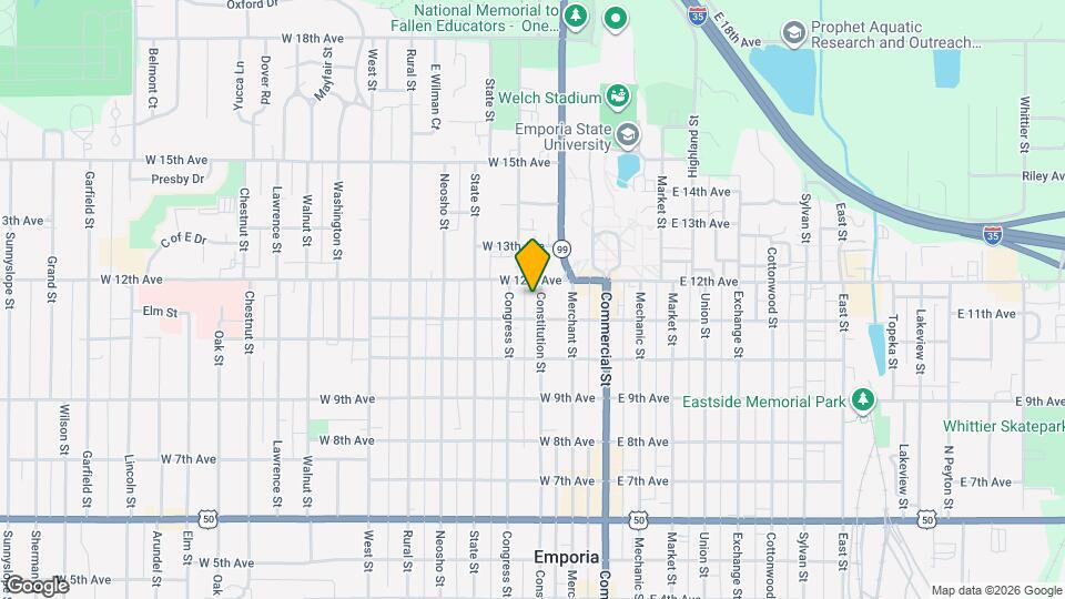 1113 Constitution St Map and Location Details