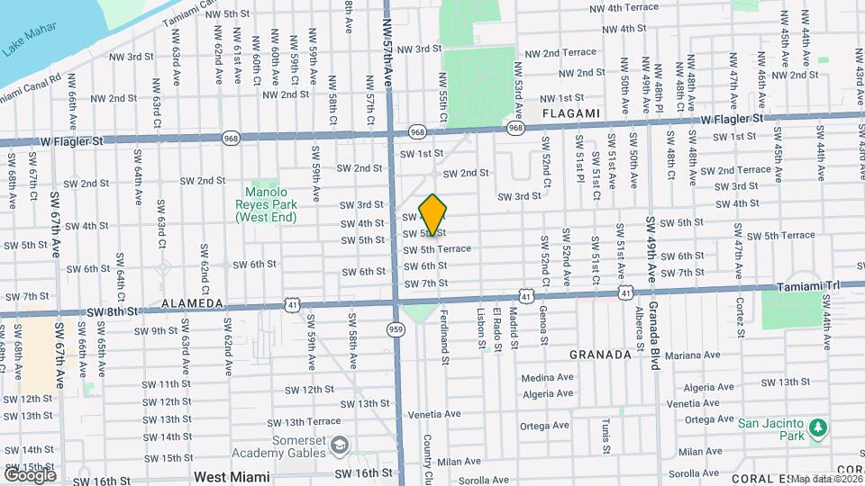 520 SW 56th Ave Map and Location Details