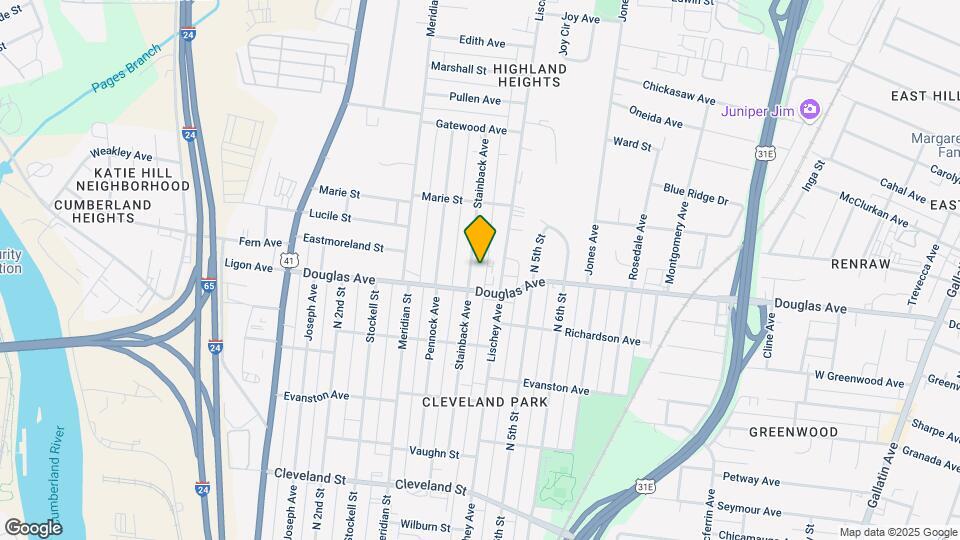 1309 Stainback Ave Map and Location Details