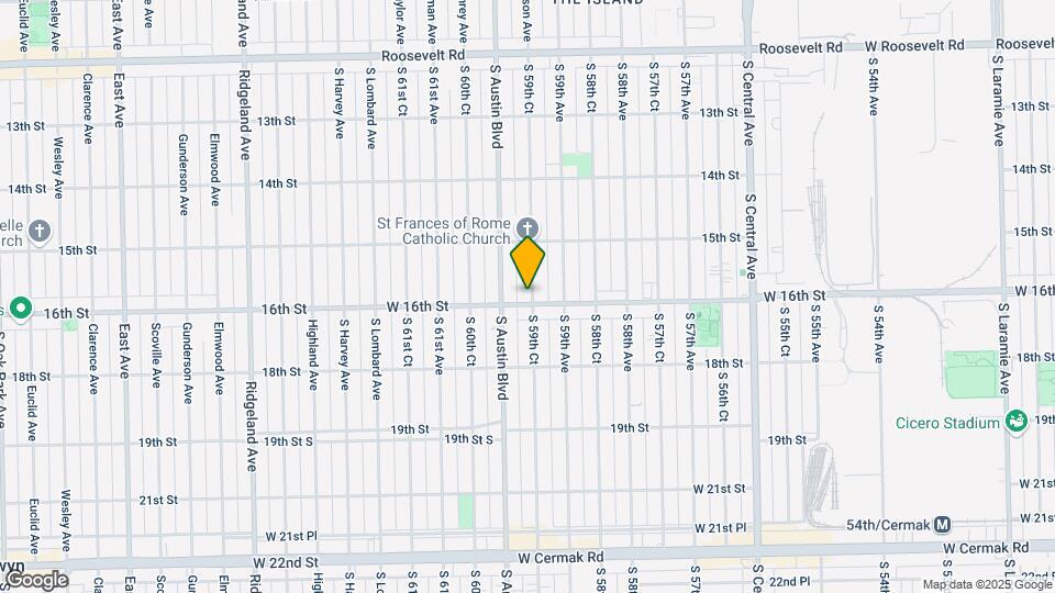 1540 S 59th Ct Map and Location Details