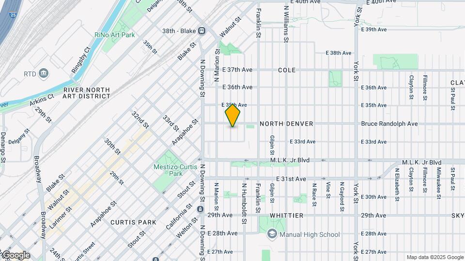 3336 Lafayette St Map and Location Details
