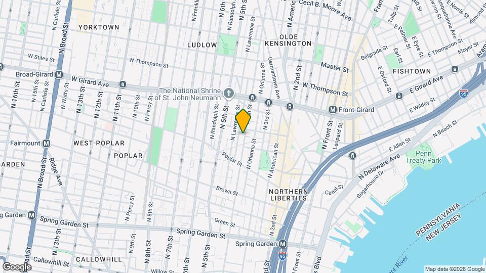 1022 N 4th St Map and Location Details