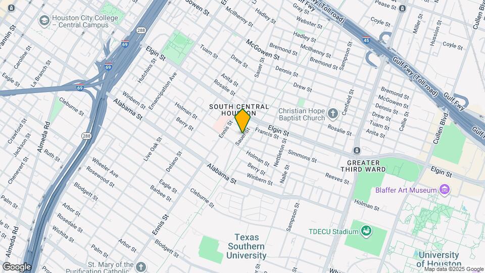 3348 Sauer St Map and Location Details