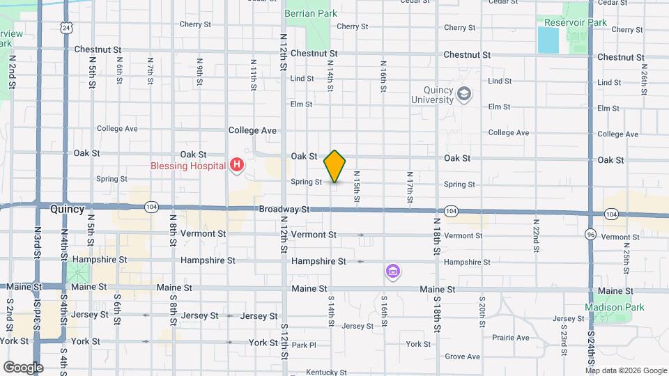 426 N 14th St, Unit 5 Map and Location Details