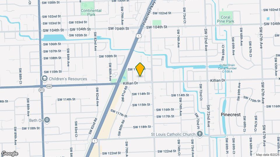 11149 SW 78th Ave Map and Location Details