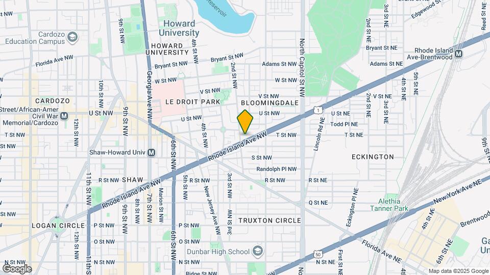 147 Rhode Island Ave NW Map and Location Details
