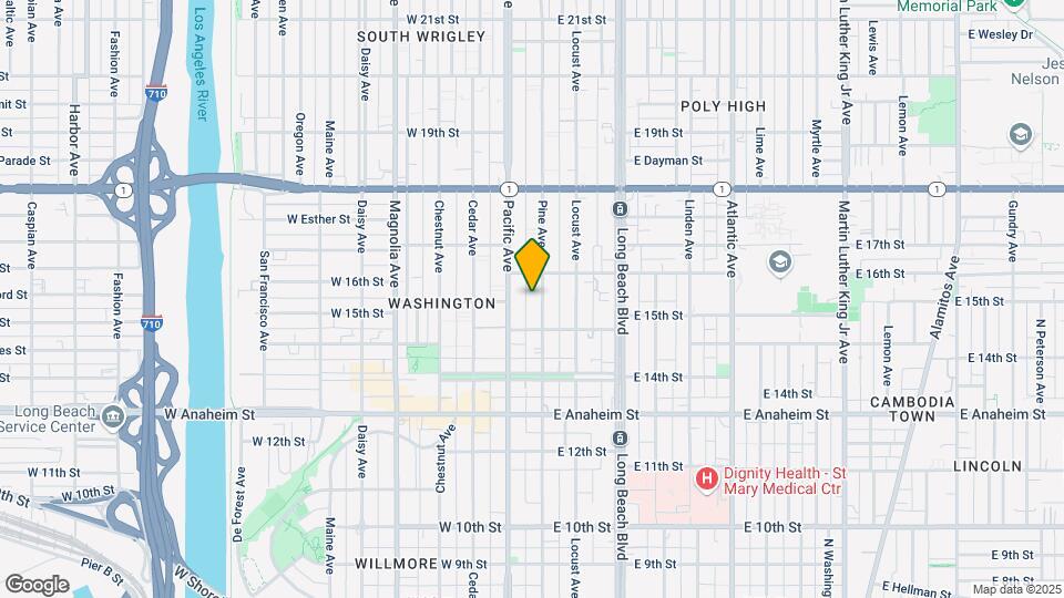 1551 Pine Ave Mapa y Detalles de la Ubicación