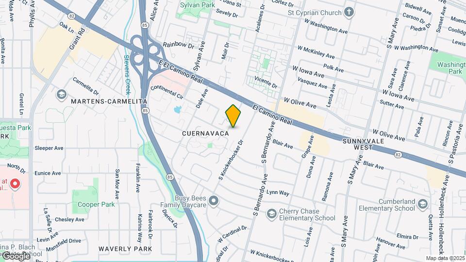 1033 Crestview Dr Map and Location Details
