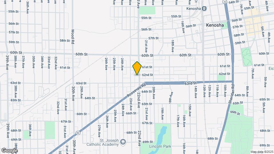 Kenosha Uptown Lofts Map and Location Details