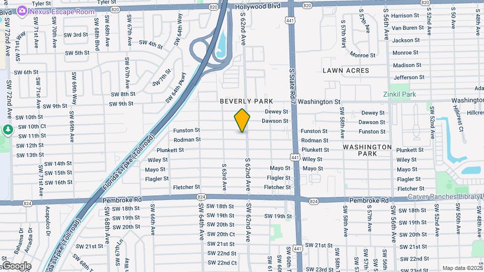 6205 Rodman St Map and Location Details