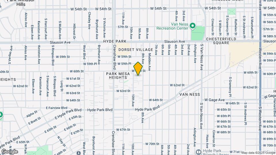 6031 8th Ave Mapa y Detalles de la Ubicación