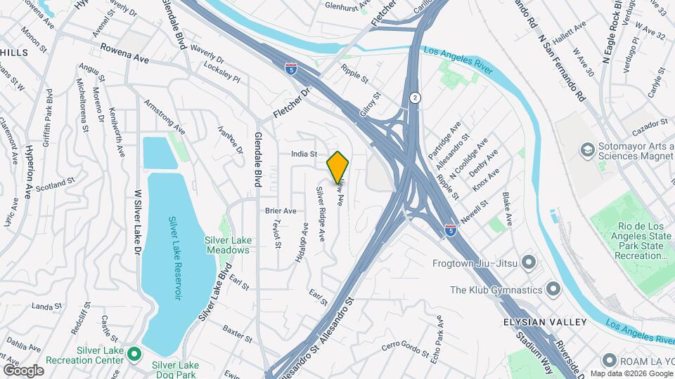2445 Lake View Ave Map and Location Details