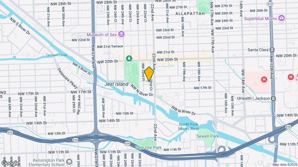 1800 NW 22nd Ct Mapa y Detalles de la Ubicación
