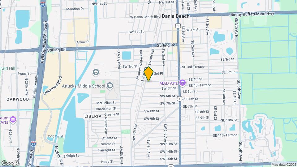 253 SW 4th St Map and Location Details