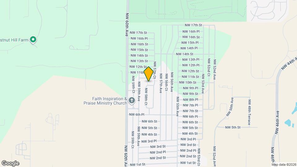 5811 NW 10th St Map and Location Details