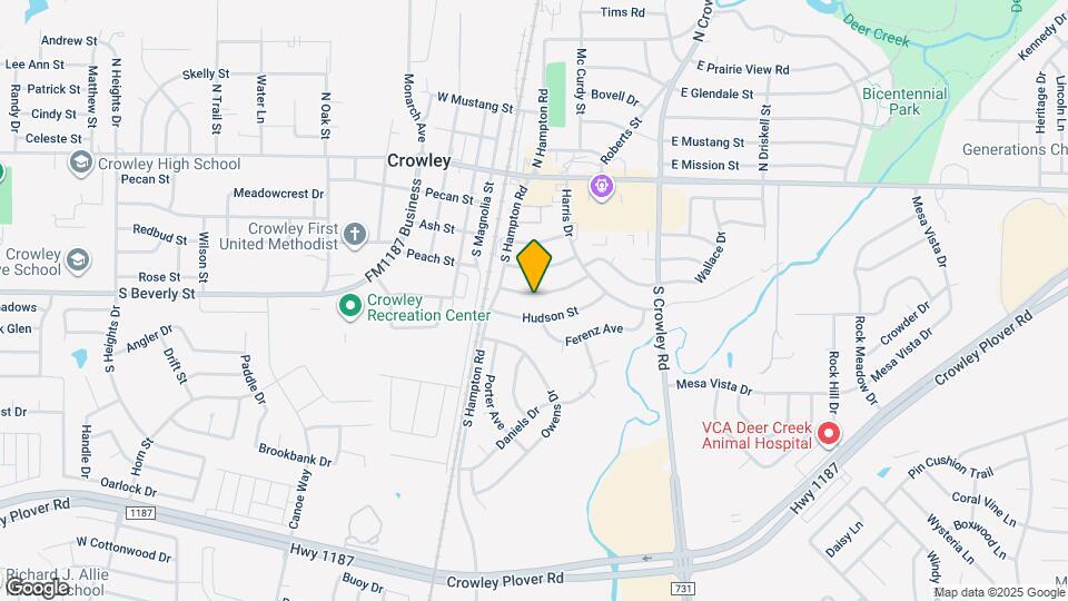 220 E Cunningham Ave Map and Location Details