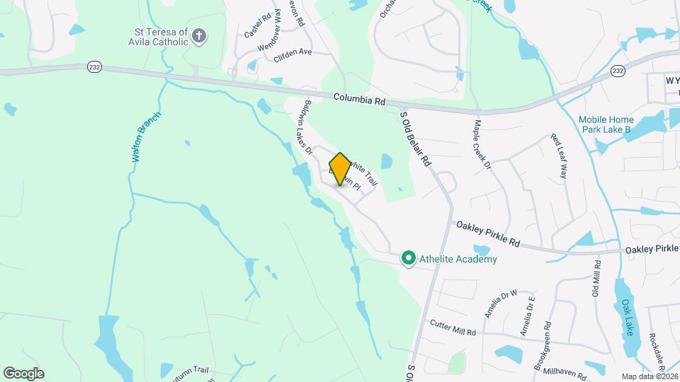 1552 Baldwin Lakes Dr Map and Location Details